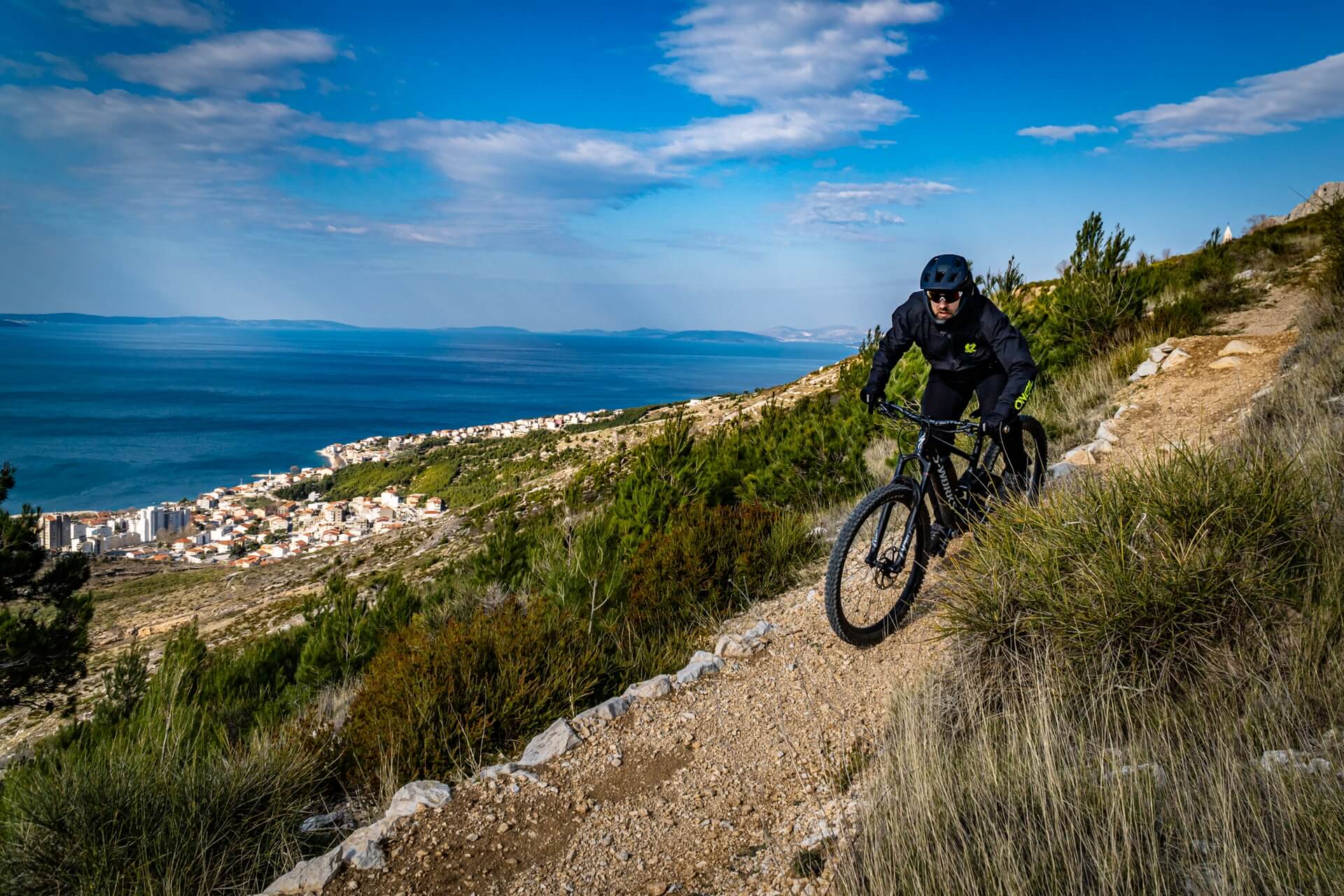 Istria w Chorwacji obfituje wiele wytyczonych sciezek rowerowych o roznym poziomie trudnosci