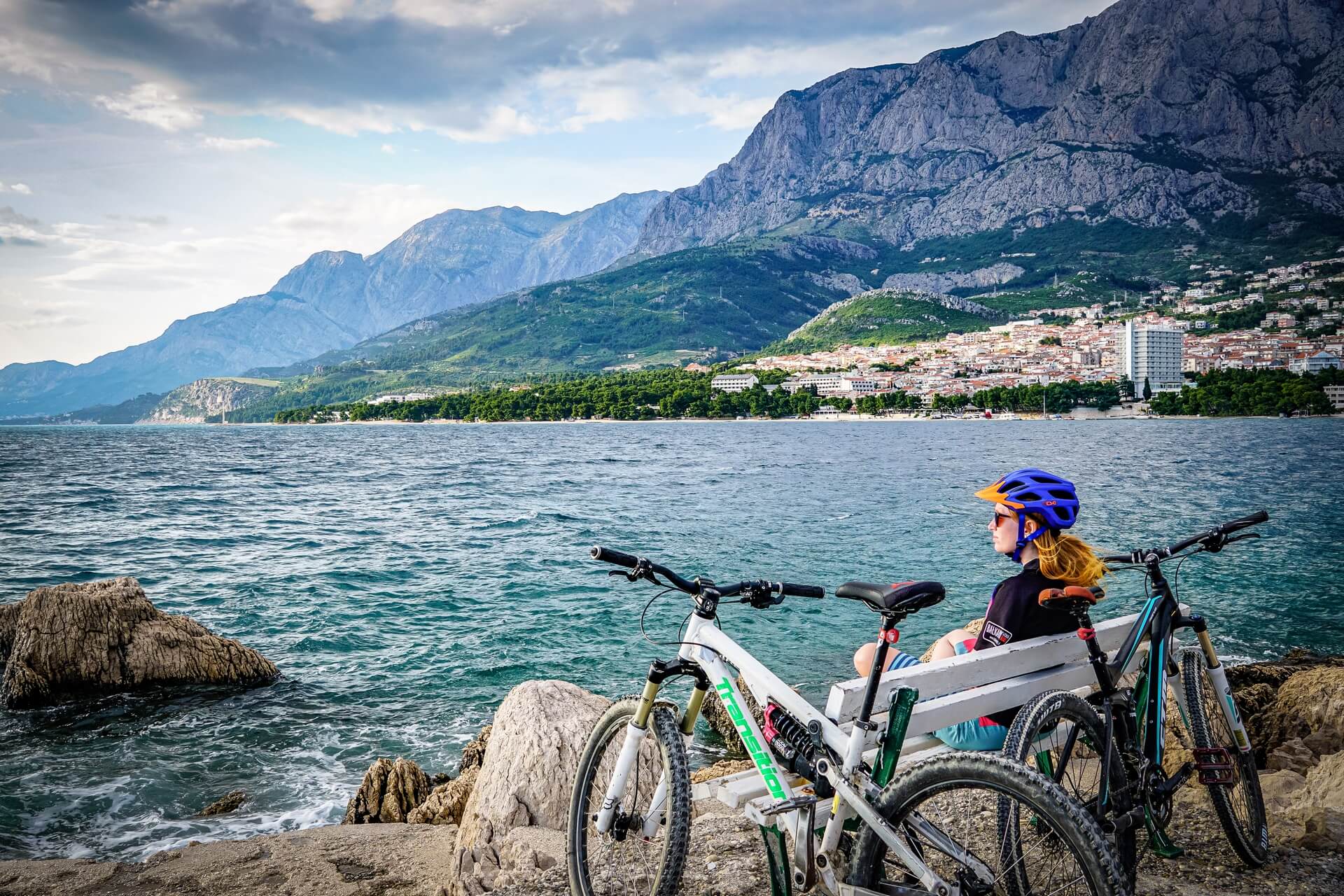 Odpczynnek po wycieczce rowerowej nad Adriatykiem