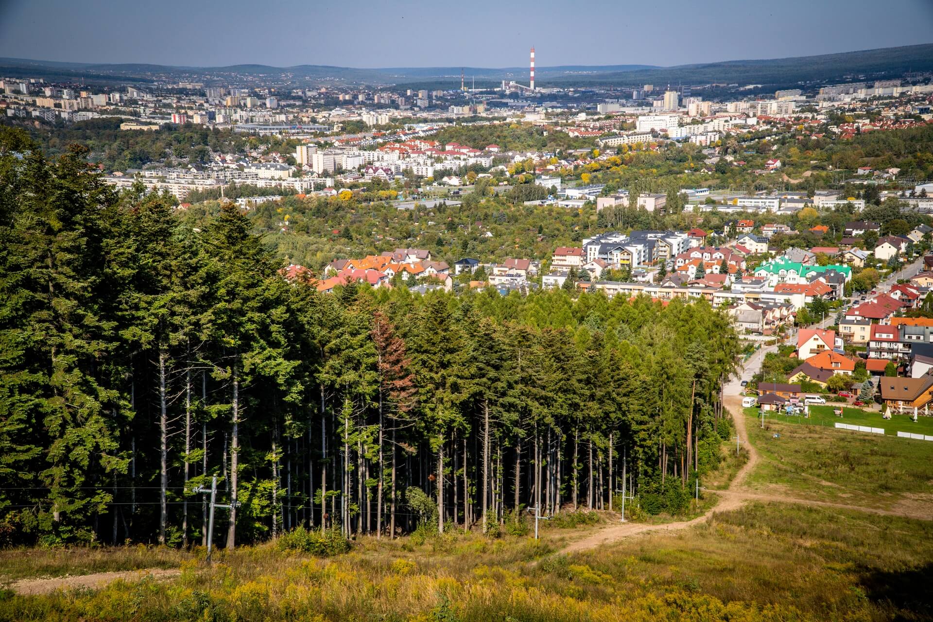 Kielce widok z telegrafu