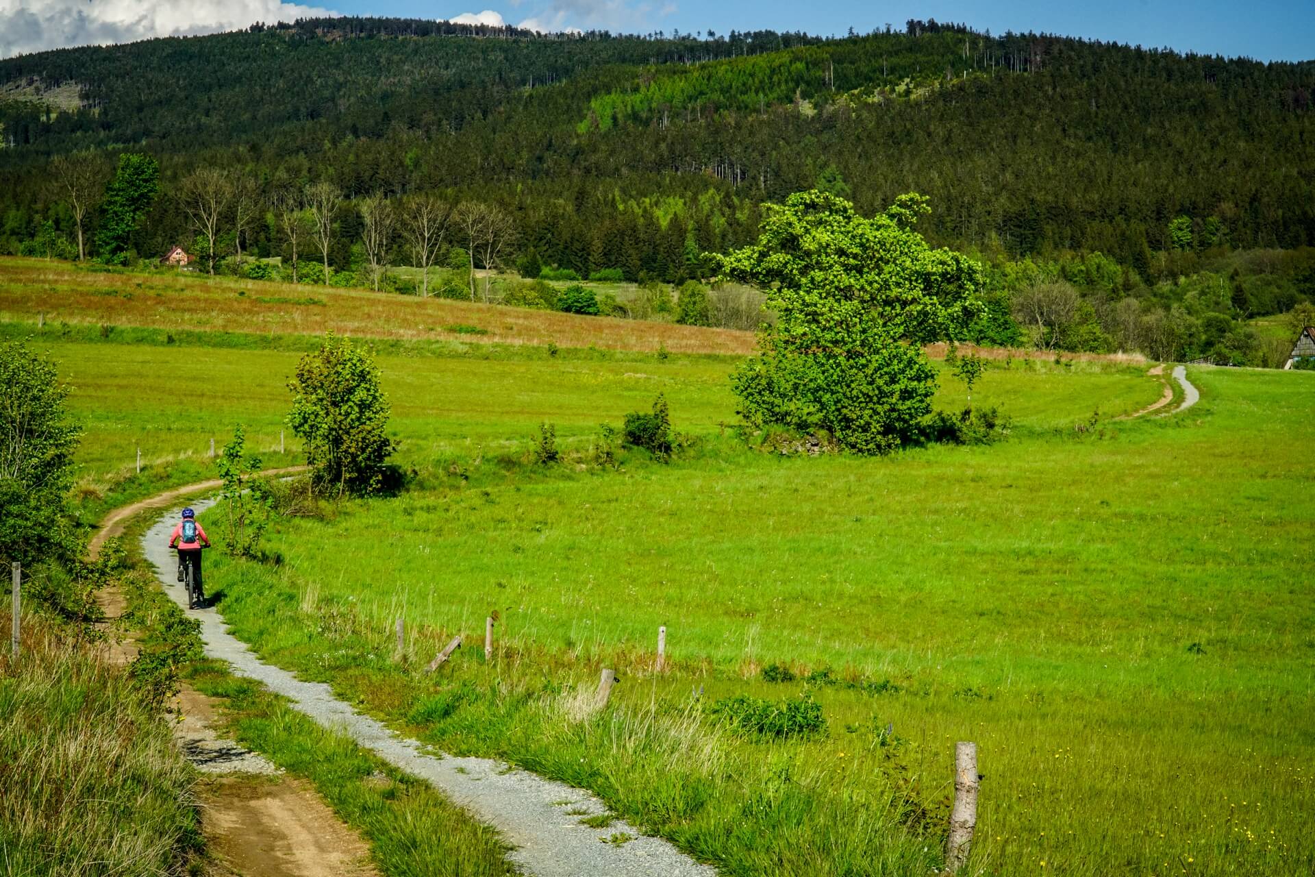 Niewzykle malownicza trasa rowerowa Glacensis single track w ziemi klodzkiej