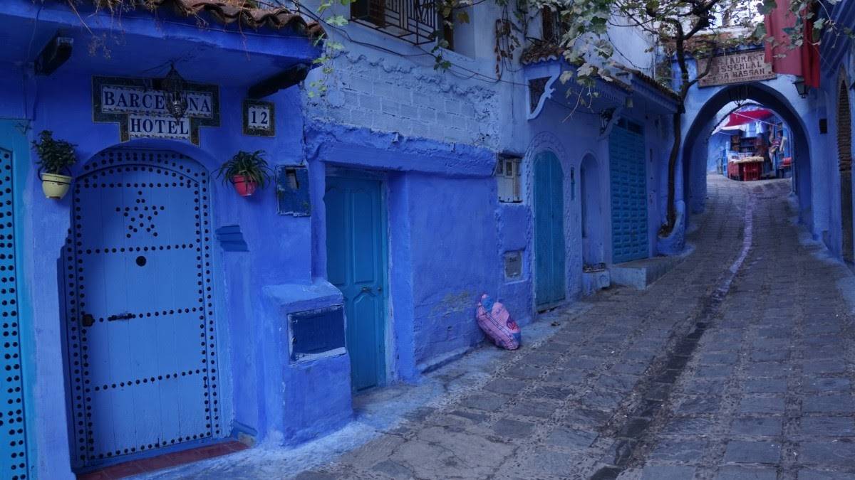 Niebieskie uliczki urokliwego Szafszawan - Maroko