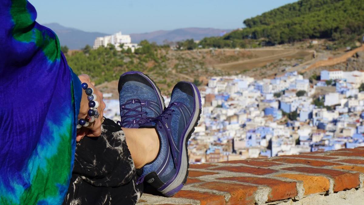Niezawodna Terradora i widok na niezwykle piękny Szafszawan - Maroko