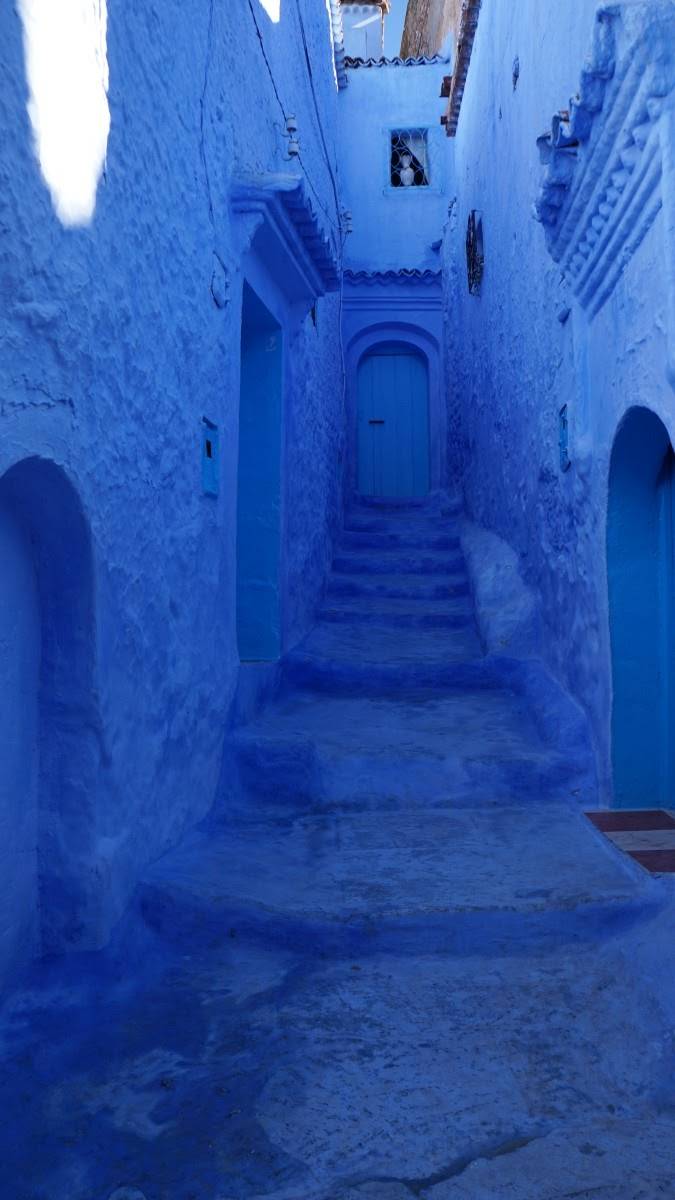 Niebieskie Szafszawan - Maroko