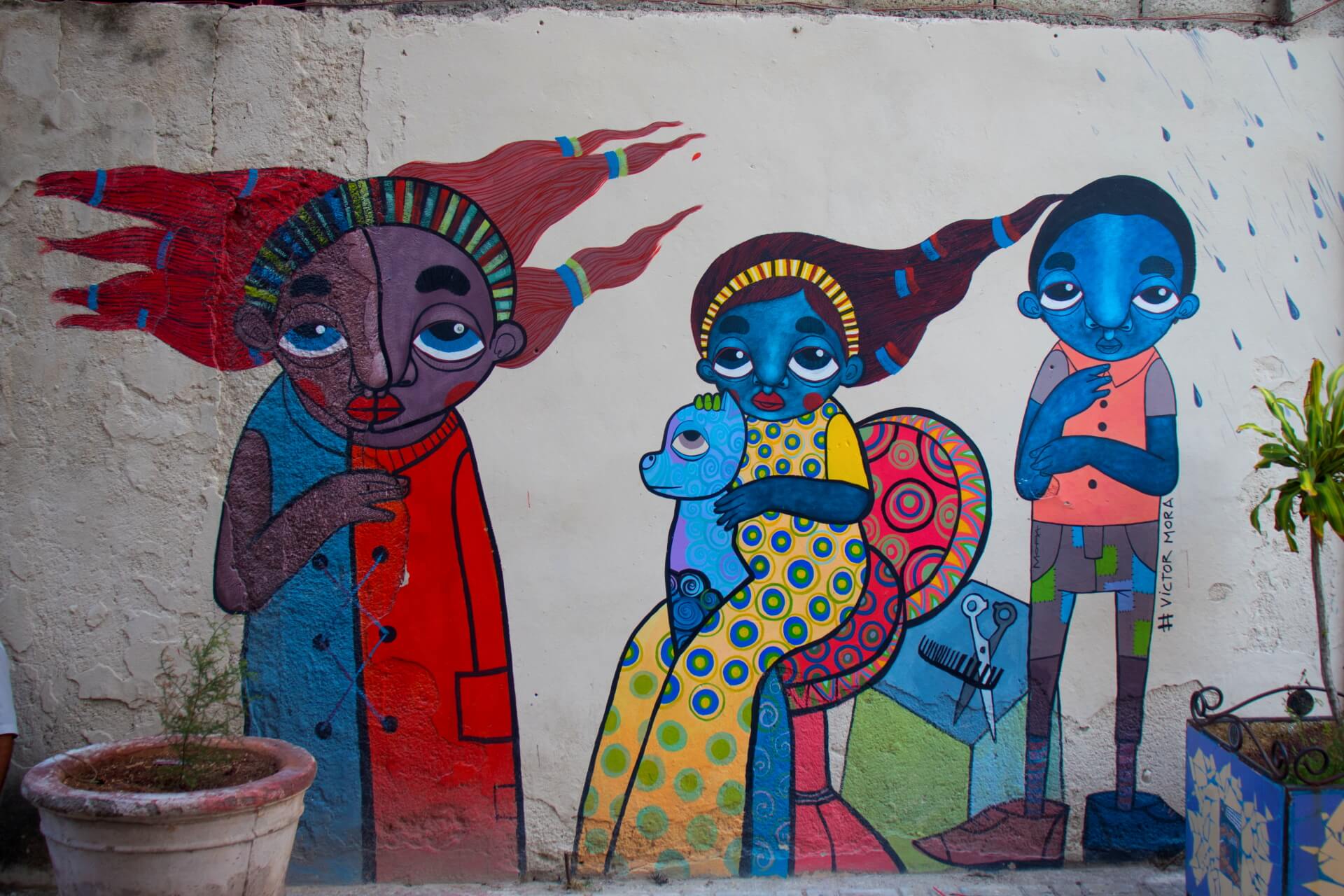 Graffiti na murach, Hawana, Kuba