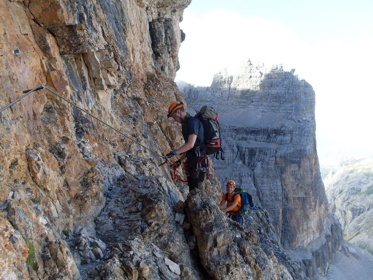 Piękne ferraty w Dolomitach - Via Ferrata Lipella