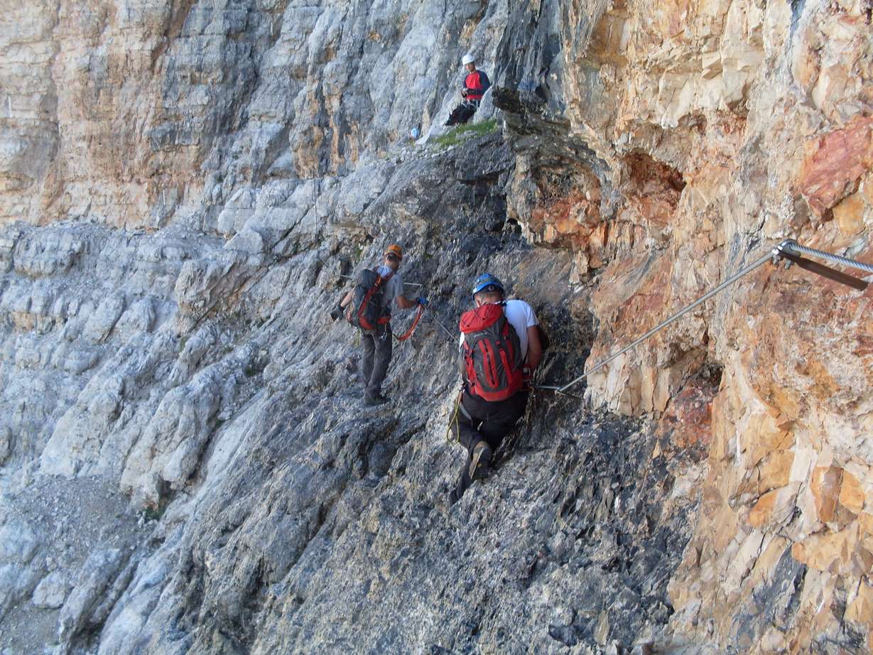 Piękne ferraty w Dolomitach - Via Ferrata Lipella