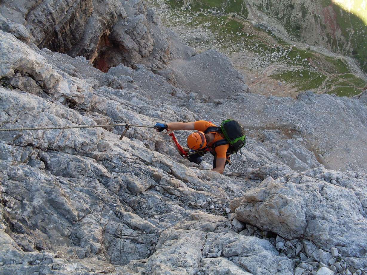 Piękne ferraty w Dolomitach - Via Ferrata Lipella