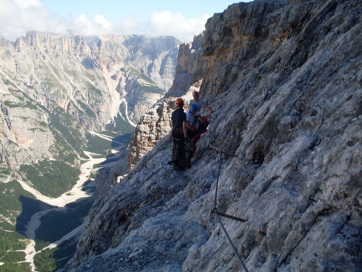 Piękne ferraty w Dolomitach - Via Ferrata Lipella