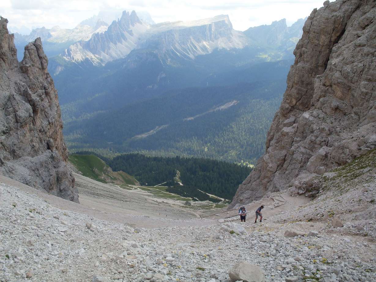 Piękne ferraty w Dolomitach - Via Ferrata Lipella