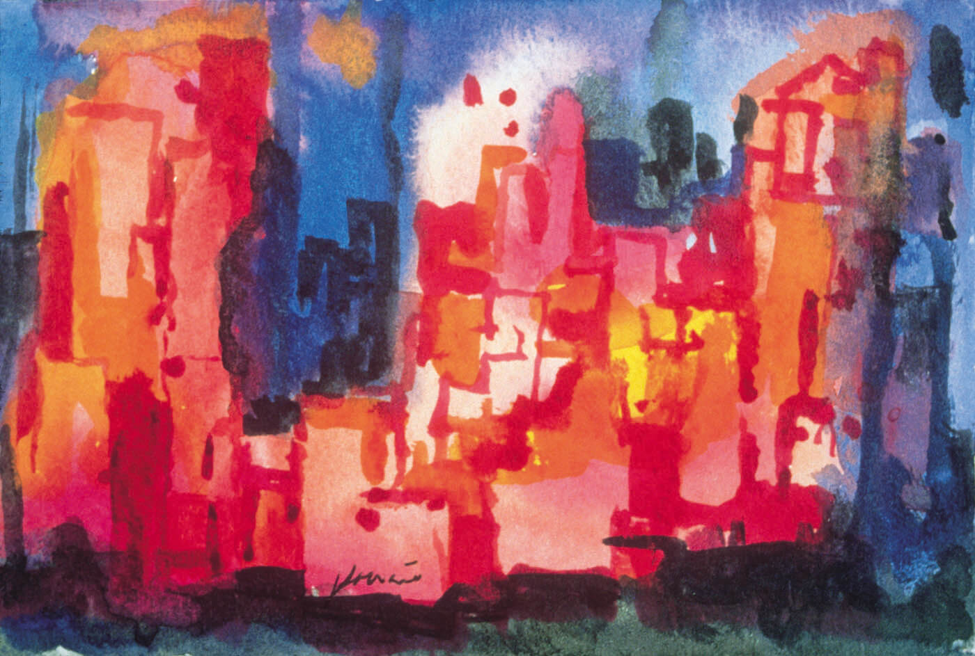 Jerry Garcia New York at Night