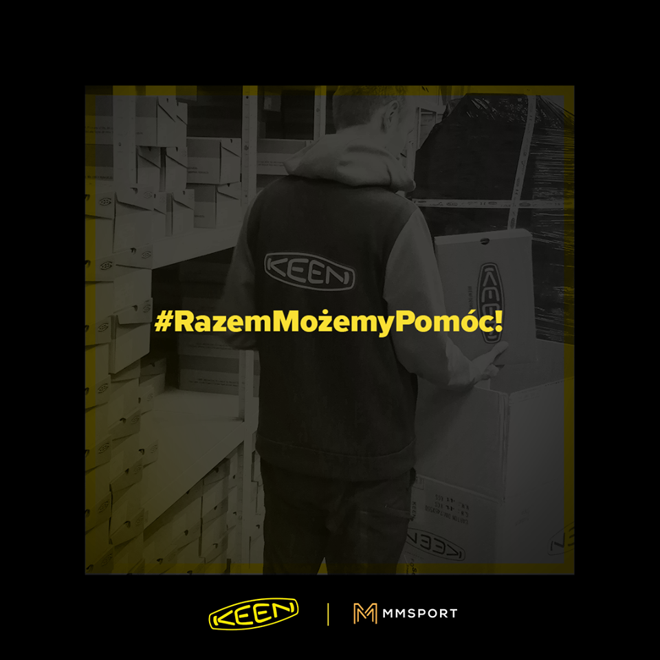 Keen przekaze 200 par butow polskim ratownikom medycznym