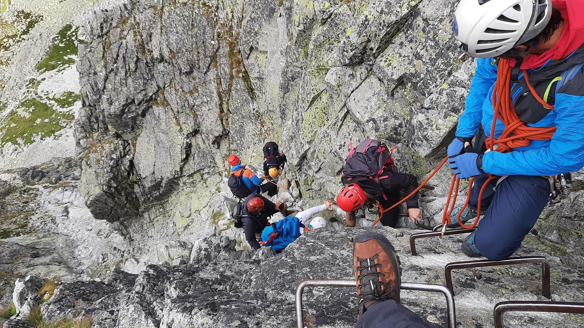 Zejscie z Gerlacha w wygodnych butach trekkingowych Keen Targhee III Mid Wp