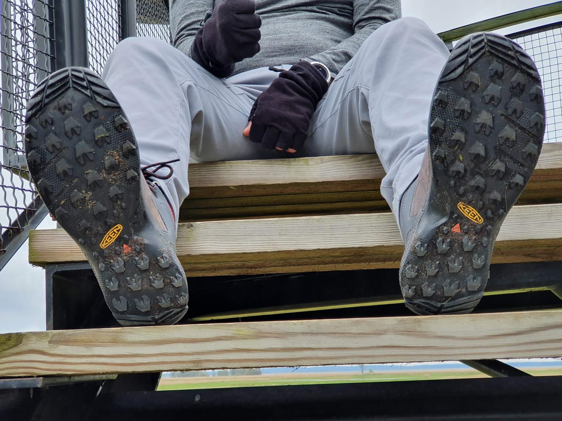 Dzieki podeszwie Keen.All-Terrain buty Keen Explore Mid Wp swietnie trzymaja sie podloza