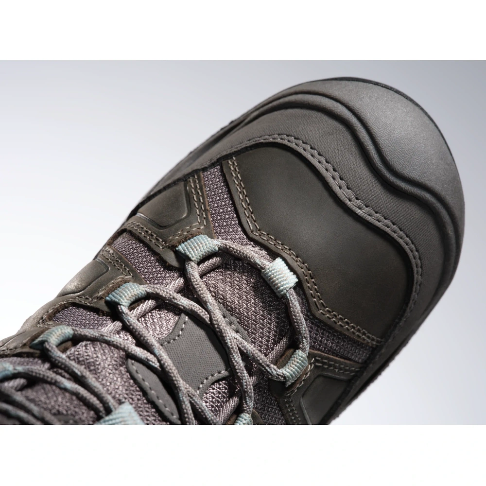 Sznurowadła KEEN szare gładkie