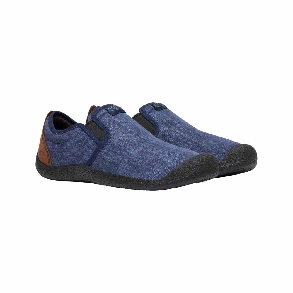 Buty miejskie męskie KEEN HOWSER CANVAS SLIP-ON